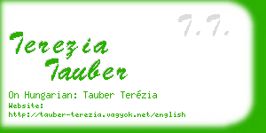 terezia tauber business card